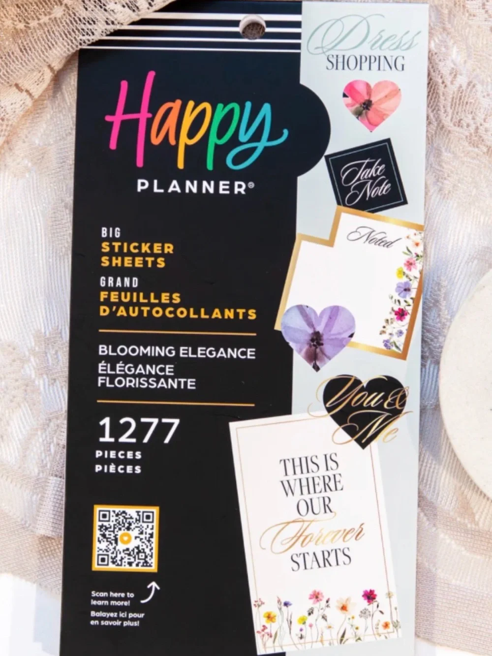 NWT-Happy Planner Blooming Elegance VALUE PACK STICKERS - BIG